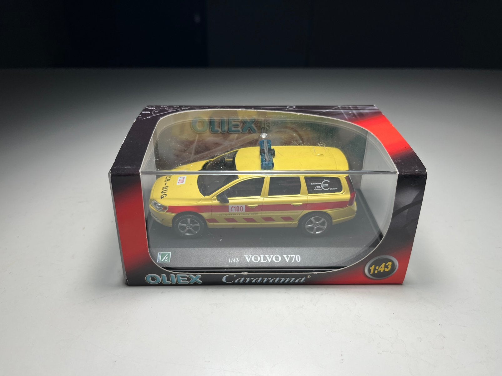 Cararama Hongwell - Volvo V70 Oliex - Schaal 1:43, Verzenden, Zo goed als nieuw, Auto, Overige merken