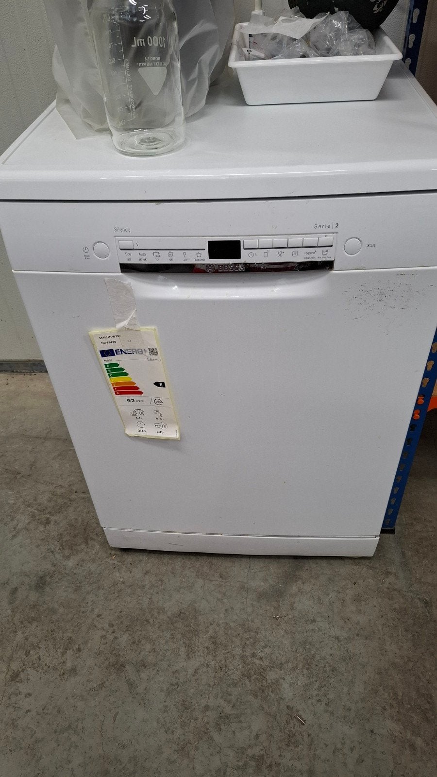 Bosch vaatwasser Silence Serie 2, Ophalen, Zo goed als nieuw, Minder dan 85 cm