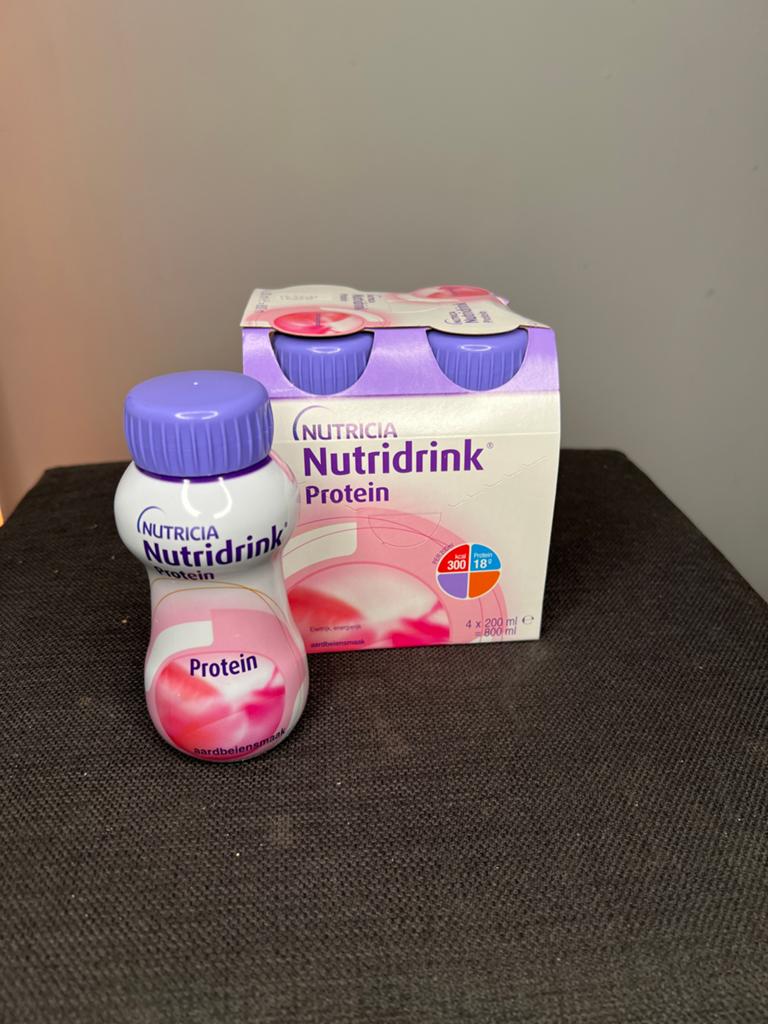 Nutricia Nutridrink Protein - Aardbei, Ophalen of Verzenden