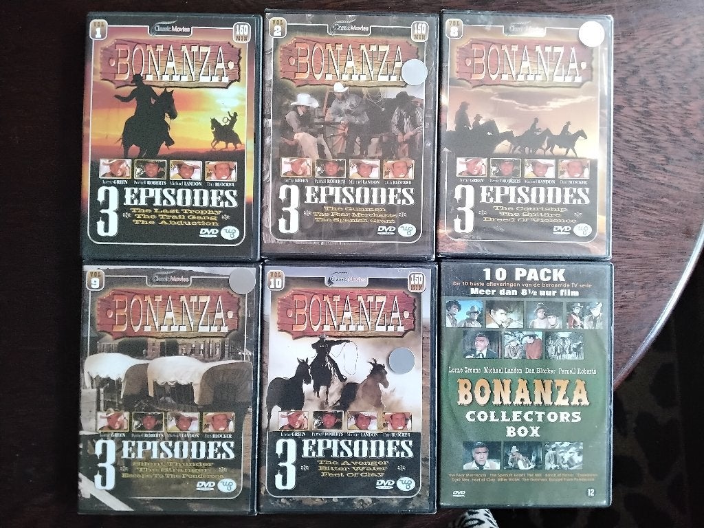 Bonanza 6 dvds, origineel, Engels, Nederlands, Ophalen of Verzenden, Nieuw in verpakking