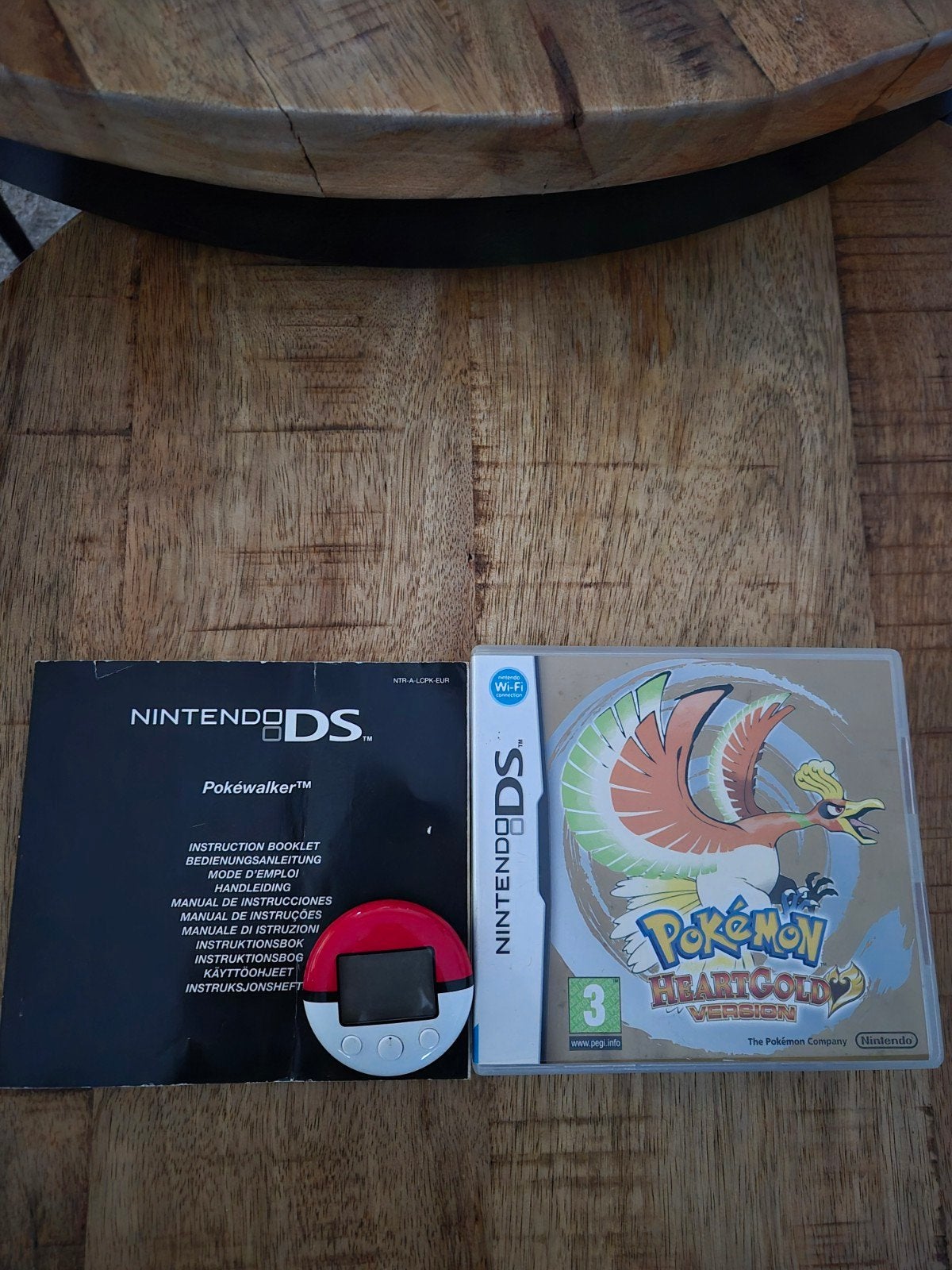Pokémon HeartGold Version Nintendo DS met Pokewalker, 1 speler, Ophalen of Verzenden, Zo goed als nieuw, Role Playing Game (Rpg)