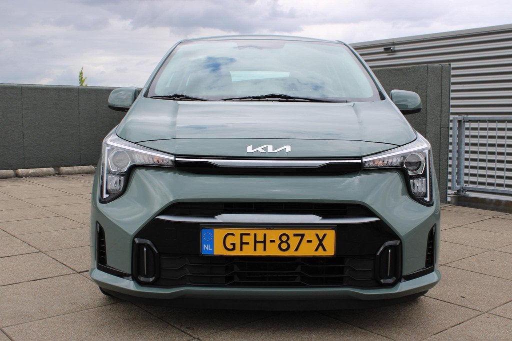 Kia Picanto 1.0 DPI DynamicLine Navigatie / Camera / Cruise, Auto's, Kia, Stof, Euro 6, 4 stoelen, Origineel Nederlands