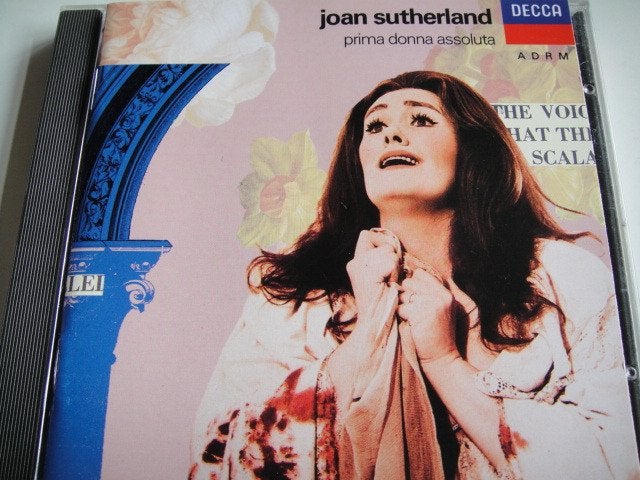JOAN SUTHERLAND Prima donna assoluta CD DECCA, Ophalen of Verzenden, Romantiek, Gebruikt, Vocaal