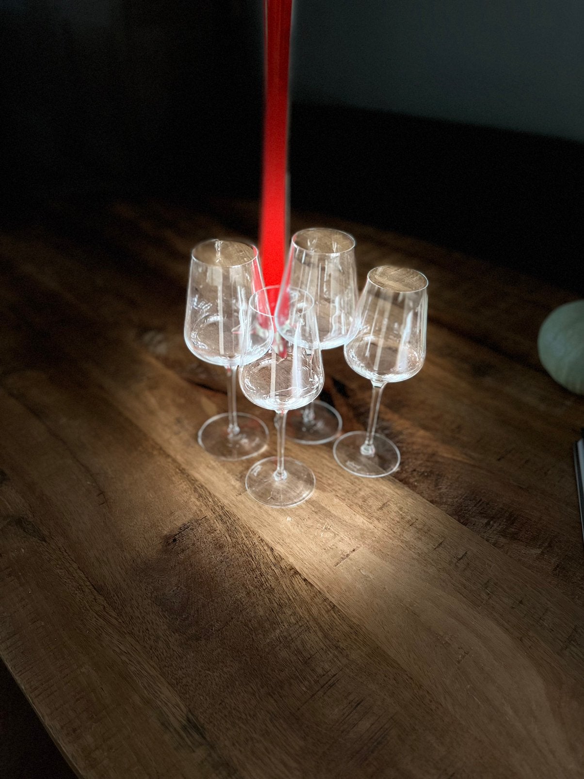 Villeroy& Boch Vivo wijnglazen 2wit en 2rood, Glas of Glazen, Ophalen of Verzenden, Overige stijlen, Glas