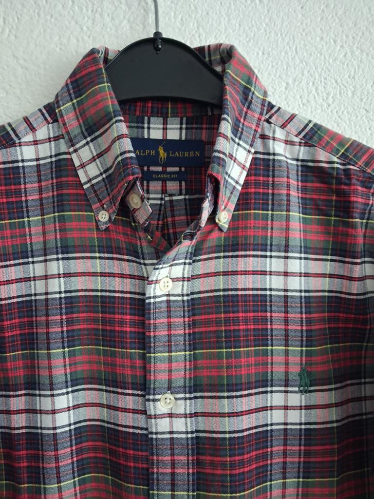 Polo Ralph Lauren  Hemd Maat L, Kleding | Heren, Overhemden, Ophalen of Verzenden, Zo goed als nieuw, Blauw