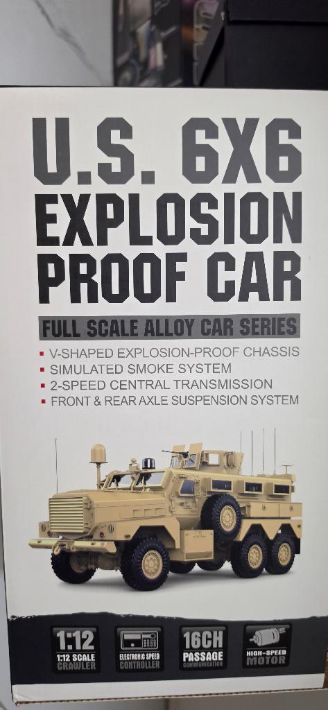Trasped US 6x6 Explosion proof car, Groter dan 1:32, Zo goed als nieuw, Truck, Ophalen