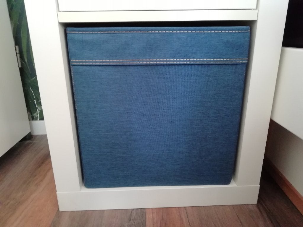 Ikea DRÖNA denim bak, Doe-het-zelf en Verbouw, Doos, Opvouwbaar, Minder dan 35 cm, Minder dan 50 cm