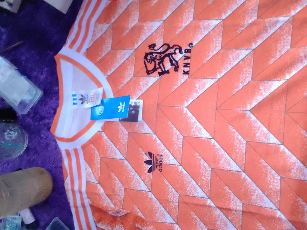 Oranje voetbal shirt van adidas  maat  s/m, Kleding | Heren, Sportkleding, Ophalen of Verzenden, Nieuw, Oranje, Voetbal