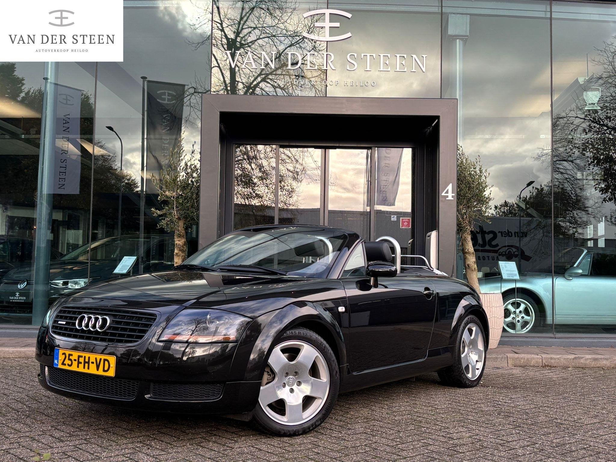 Audi TT Roadster 1.8 5V Turbo quattro NL Auto | 100% kloppen, Auto's, Audi, TT, Zwart, 4 cilinders, Cabriolet