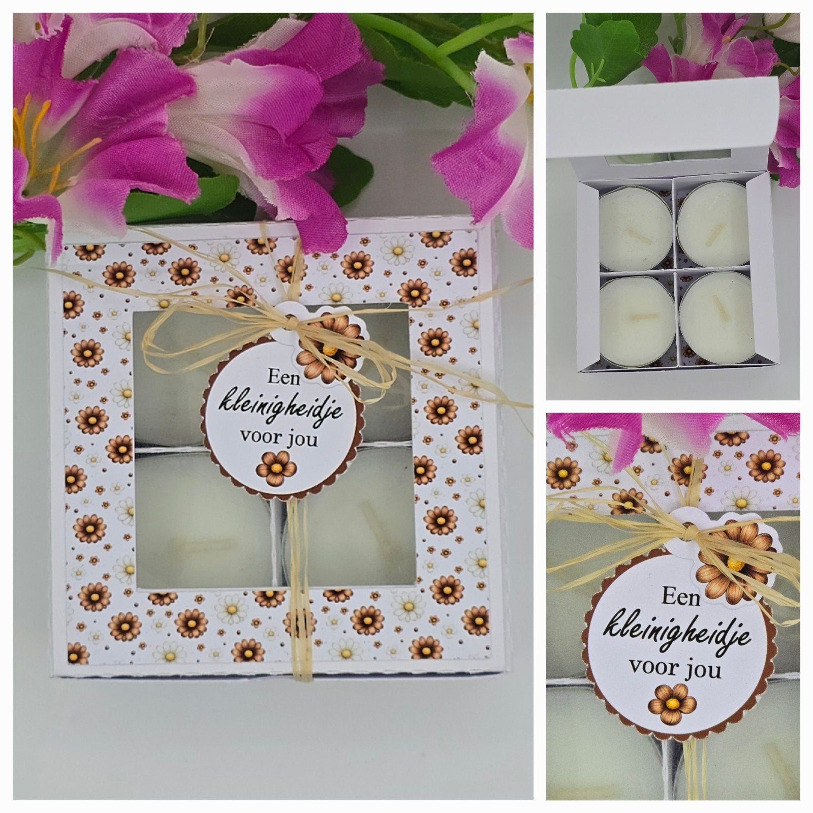 zelfgemaakt leeg cadeaudoosje, Ophalen of Verzenden, Zo goed als nieuw, Overige thema's