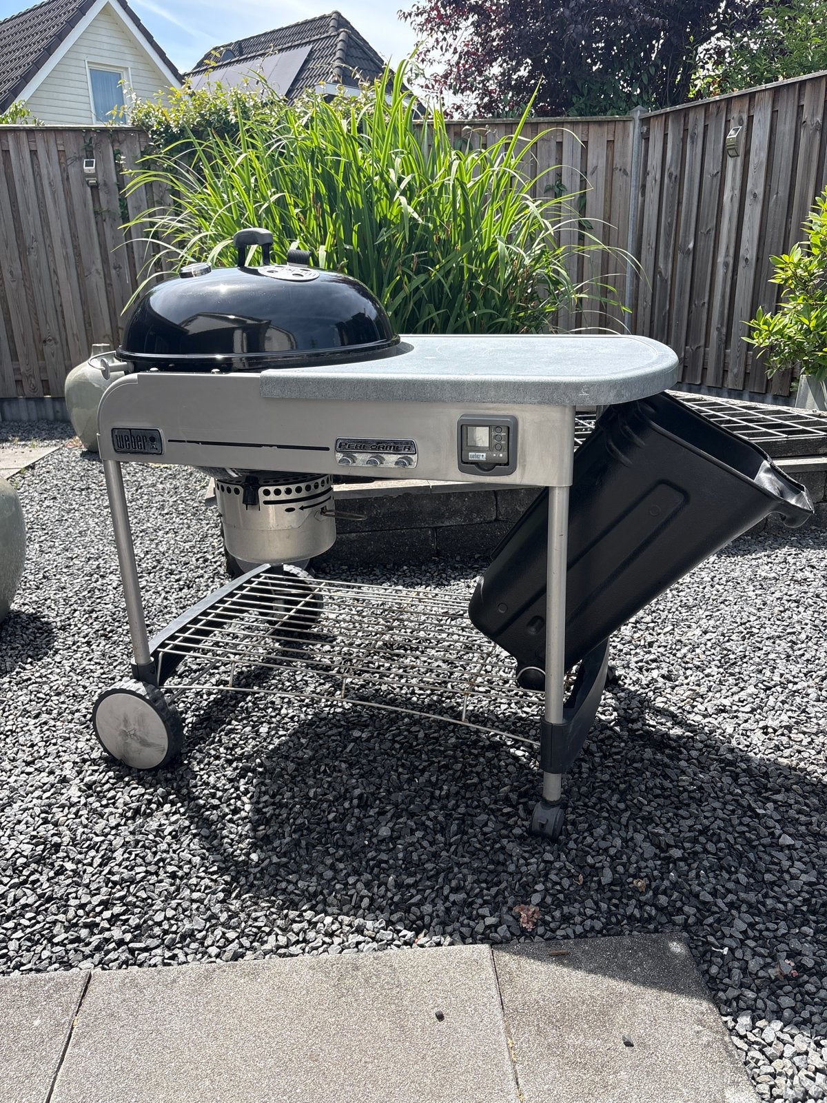 Weber, Performer, buitenkeuken, houtskool, barbecue, Ophalen, Gebruikt