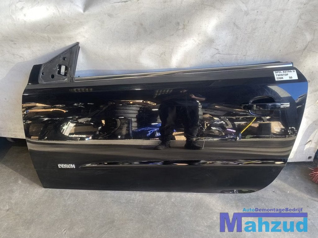 OPEL ASTRA H Twintop Zwart Z20R Links deur portier 2005-2010, Gebruikt, Deur, Opel Automobile GmbH, Ophalen of Verzenden