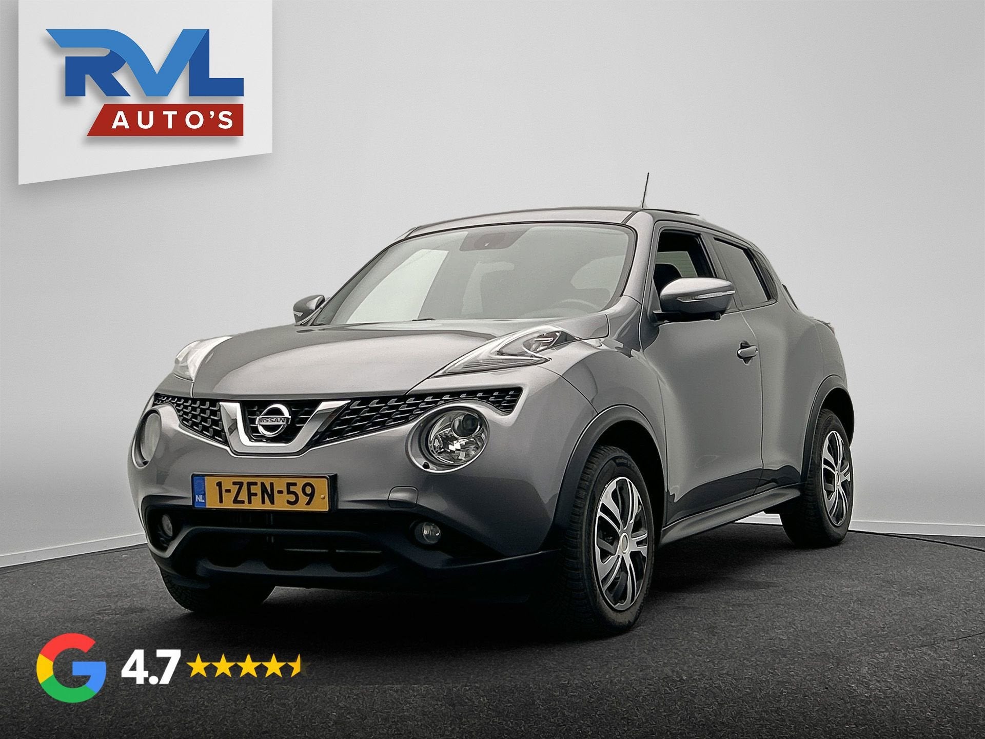 Nissan Juke 1.2 DIG-T S/S Tekna | Origineel NL | Keyless | P, Auto's, Voorwielaandrijving, Zwart, 116 pk, Bedrijf