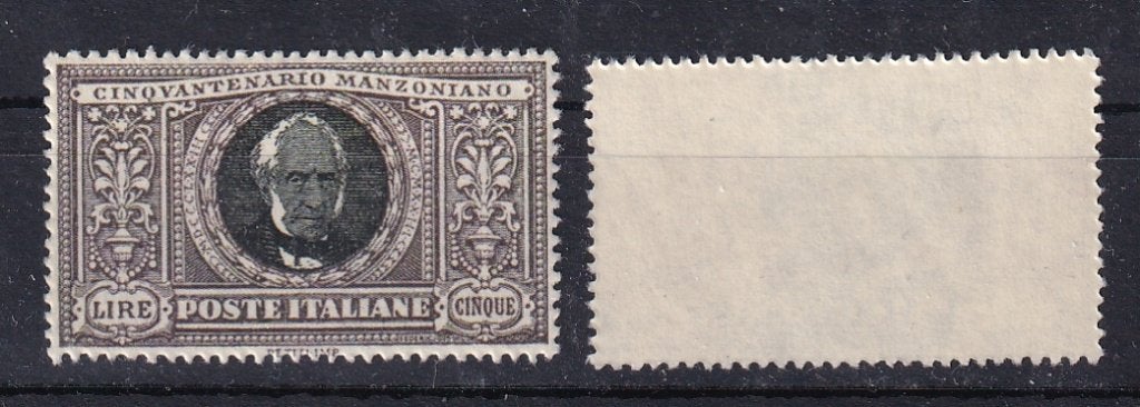A110C) 1923 Italie Manzoni Mi 193 €1800 MNH geen gar, Ophalen of Verzenden, Postfris