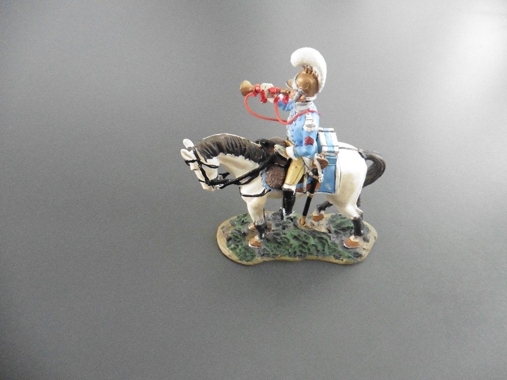 Delprado Franse Karabinier trompetblazer + boekje., Ophalen of Verzenden, Nieuw, 1:35 tot 1:50, Figuur of Figuren
