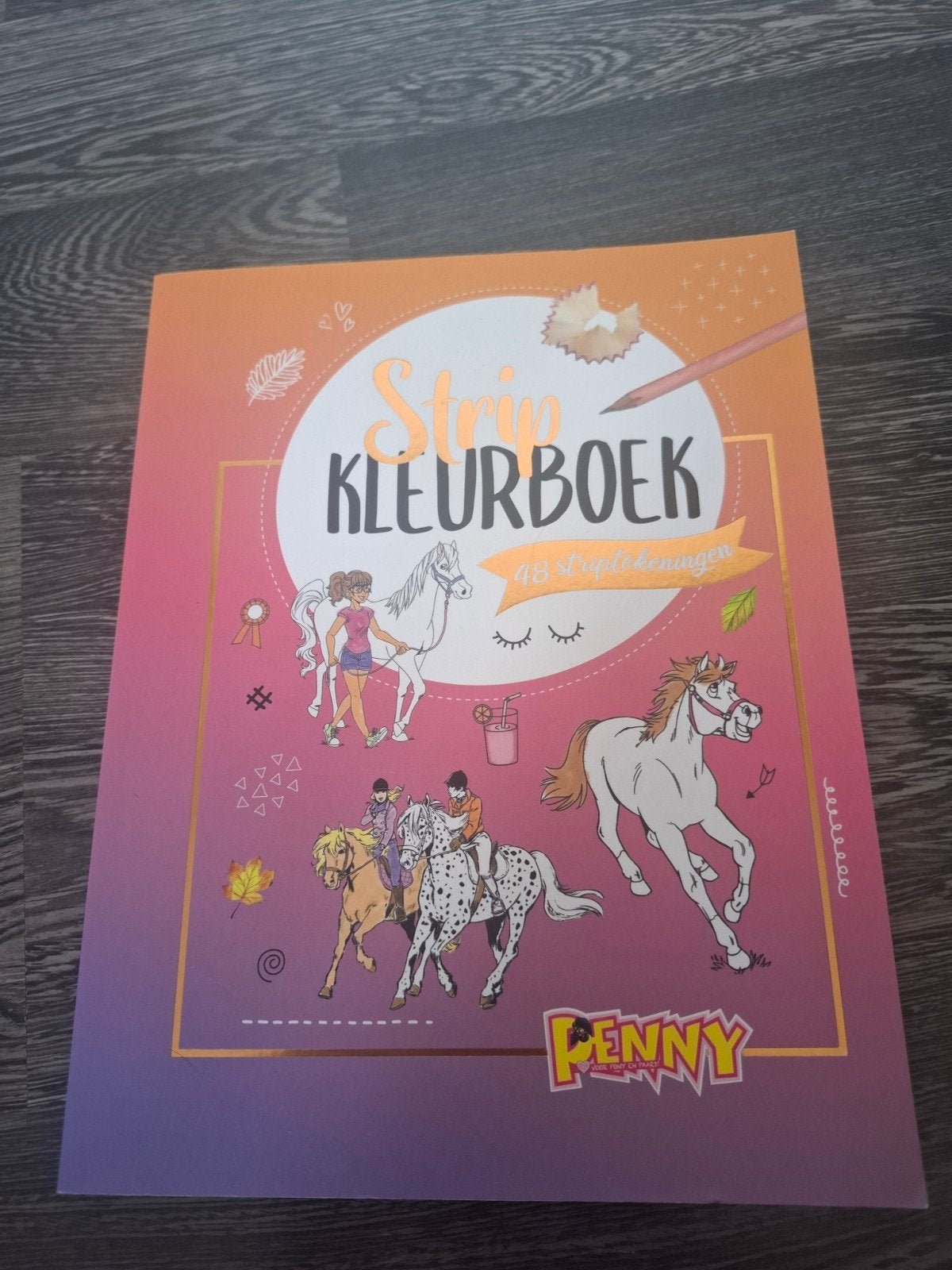 Penny Strip Kleurboek - 48 kleurplaten met paarden, Eén stripboek, Ophalen of Verzenden, Nieuw