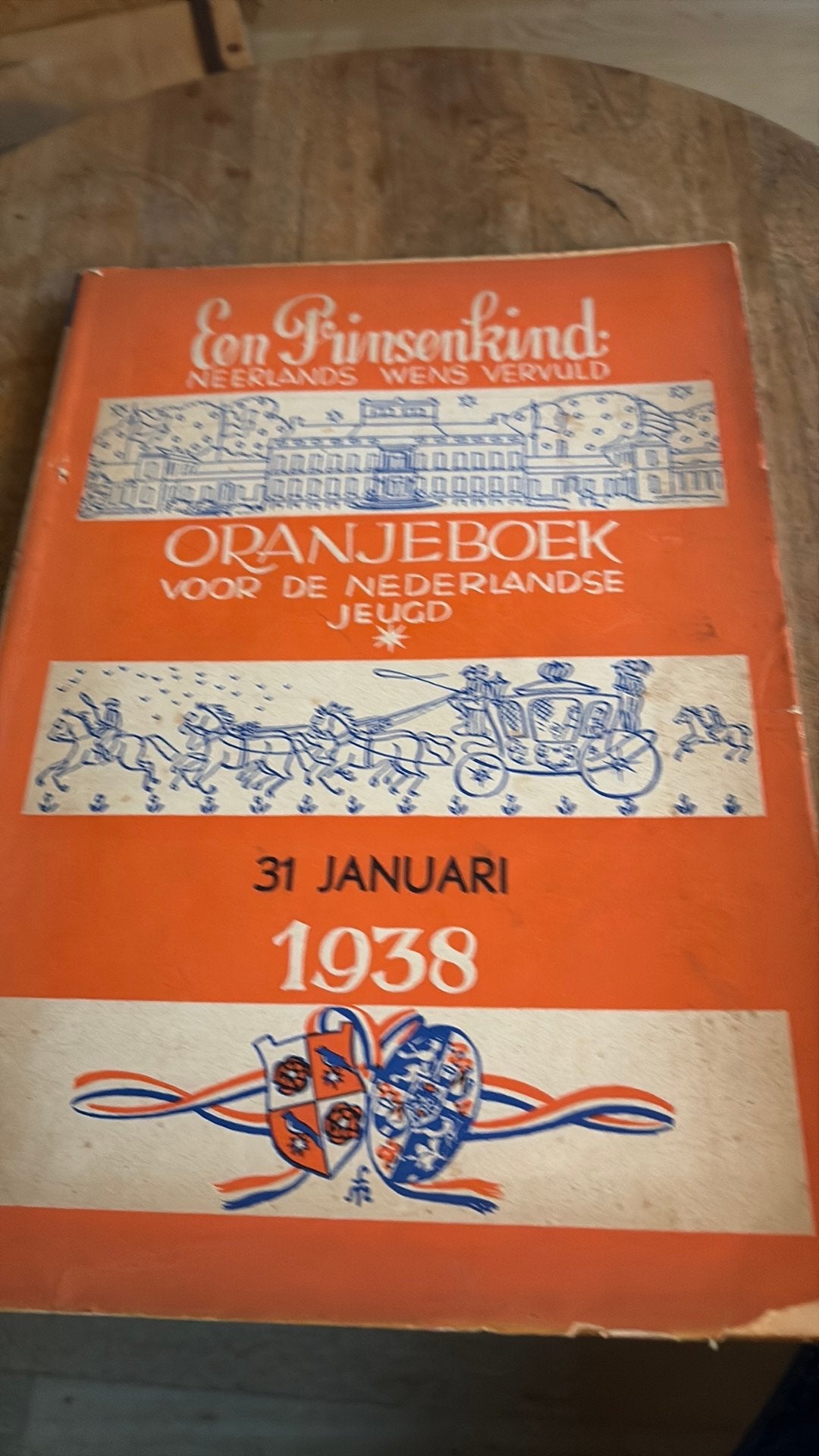 Boek prinsenkind 1938 nr 78a oranjebiek Nederlandse jeugd, Verzamelen, Ophalen of Verzenden, Zo goed als nieuw, Tijdschrift of Boek