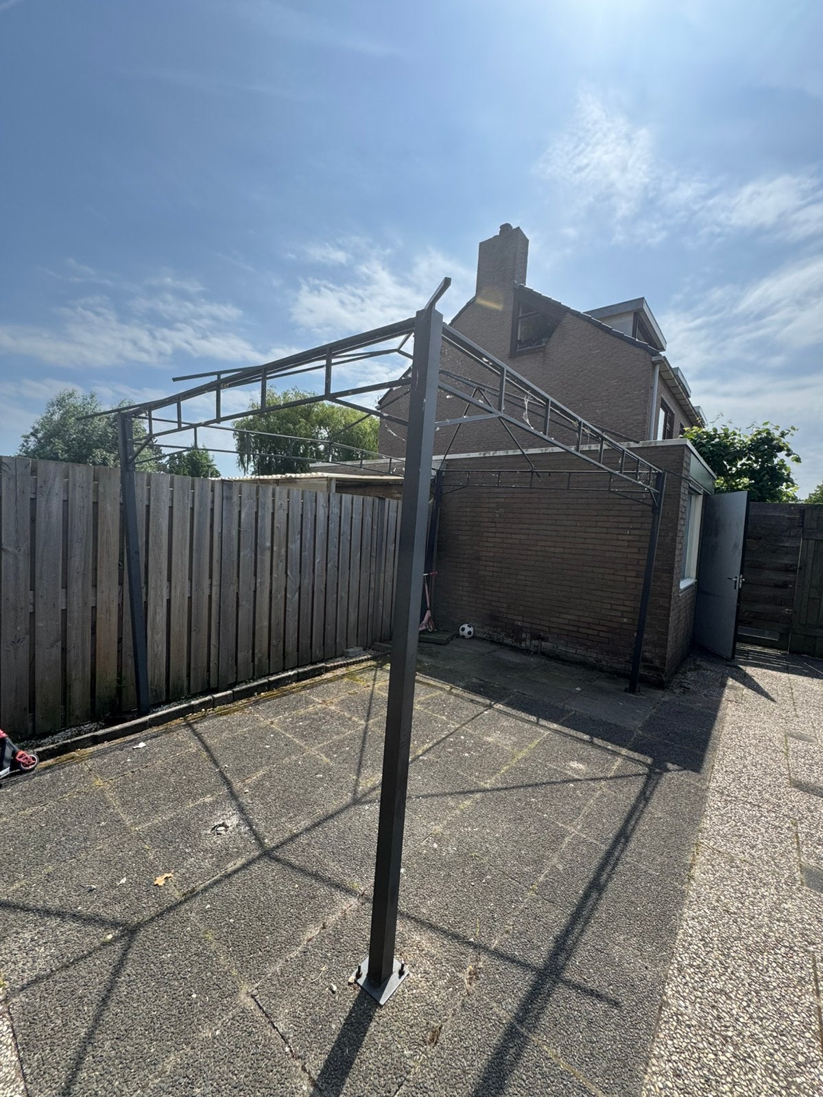 Tuin paviljoen ijzer, Tuin en Terras, Partytenten, Ophalen, Minder dan 4 meter, Zo goed als nieuw, Paviljoen
