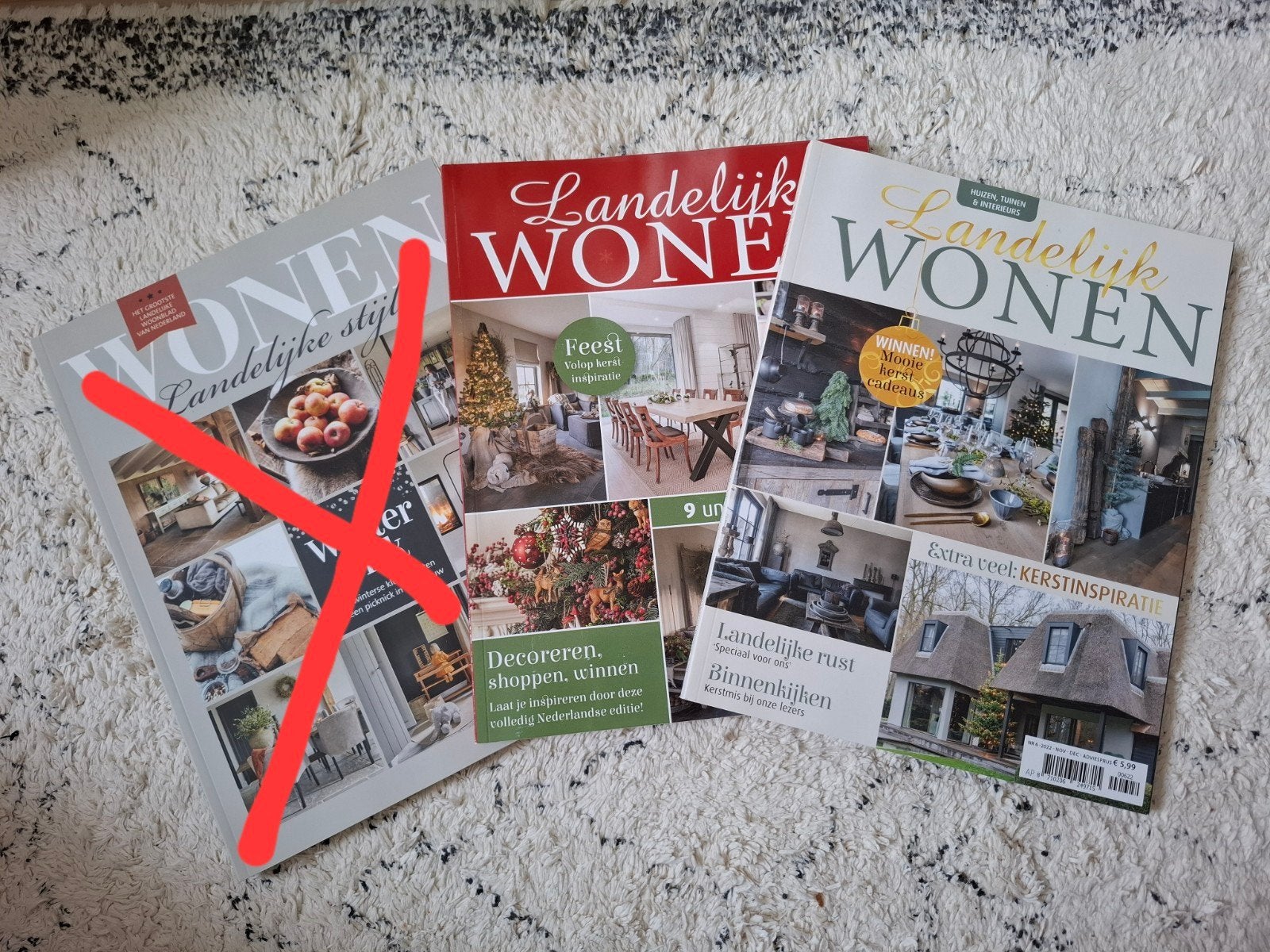Landelijk Wonen tijdschriften - 2 stuks, Ophalen of Verzenden, Zo goed als nieuw, Overige typen