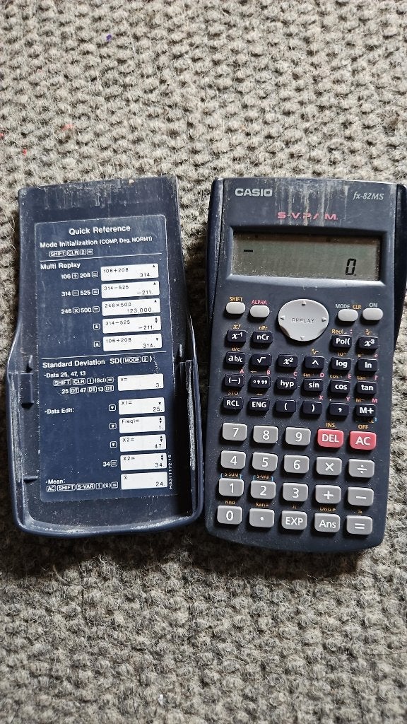 rekenmachine Casio, fx 82 ms, Diversen, Rekenmachines, Verzenden, Gebruikt