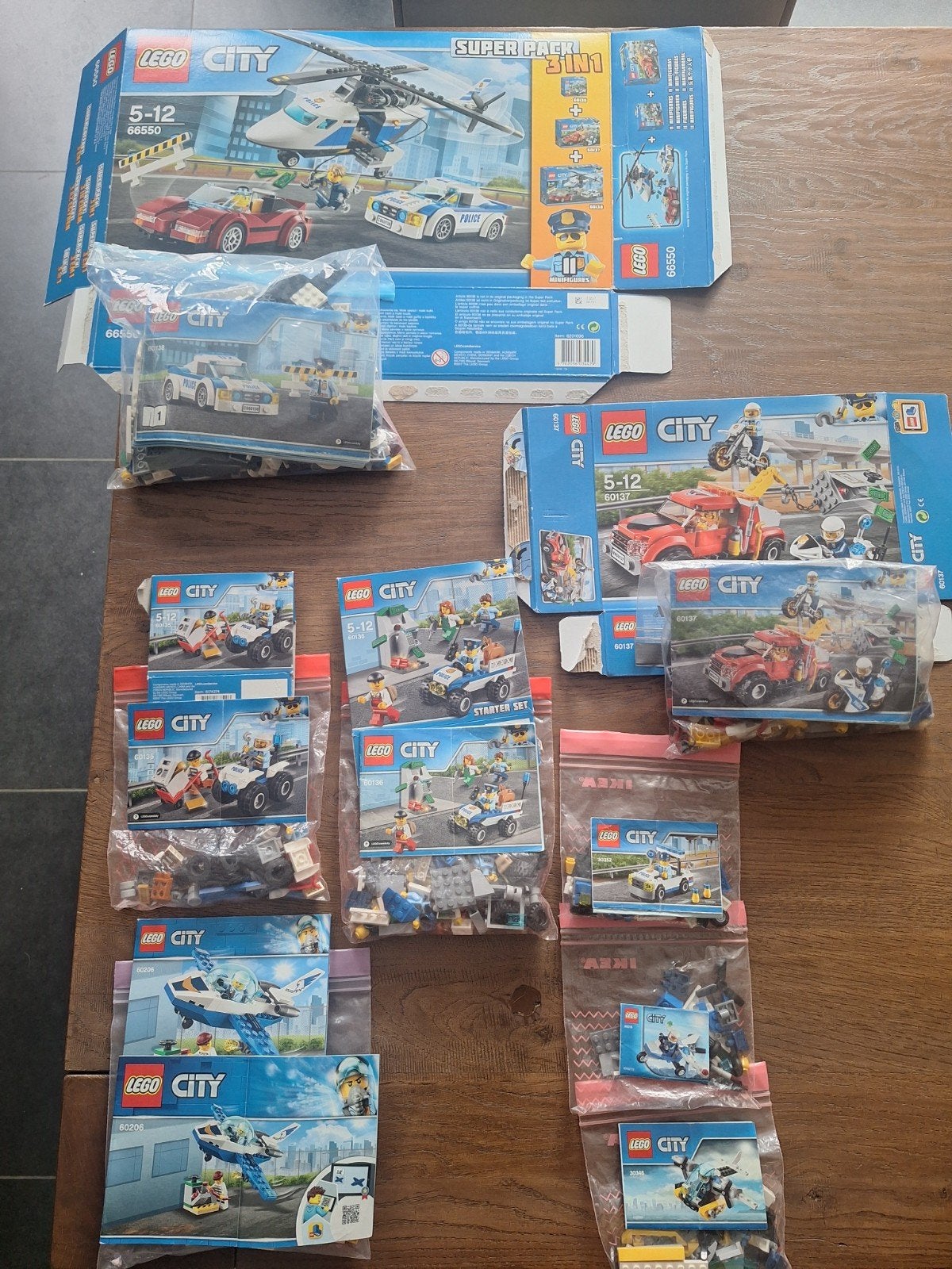 Grote collectie LEGO City politie sets (diverse modellen), Ophalen of Verzenden