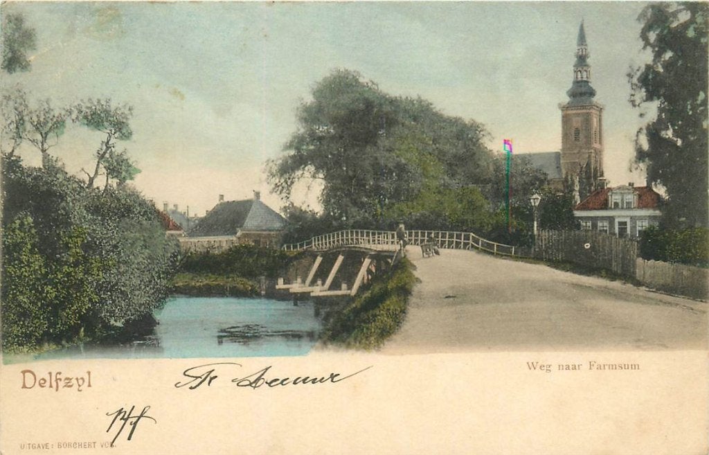 702-050-023 Delfzijl Weg Naar Farmsum, Verzenden, Voor 1920, Groningen