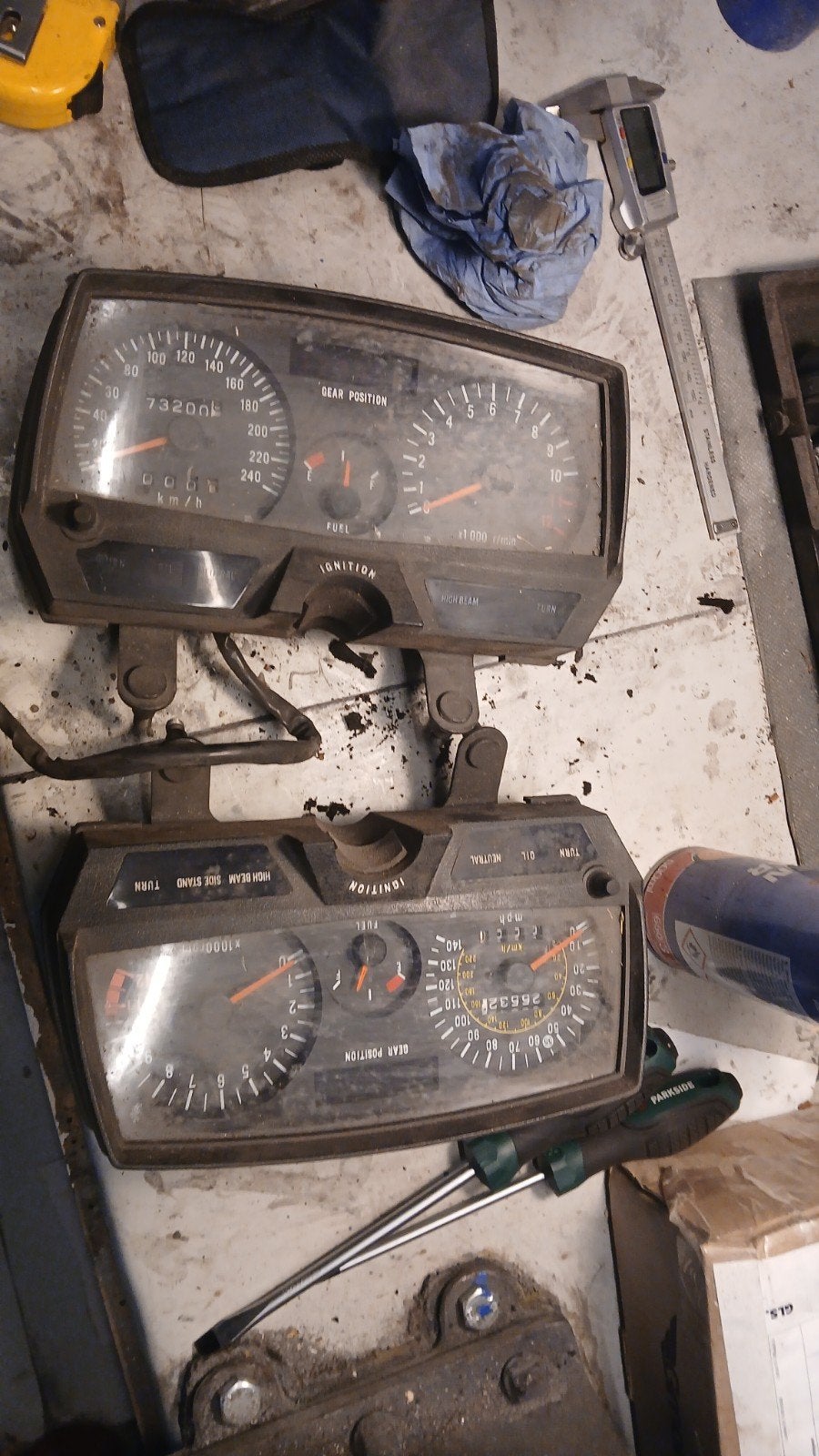 Dashboard / klokken Suzuki GSX550 EF / ES, Auto-onderdelen, Ophalen of Verzenden, Suzuki
