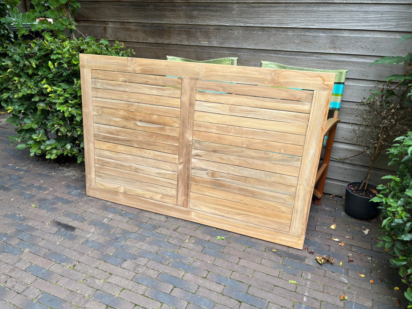 Tafelblad teak 140 x 90 nieuw, Tuin en Terras, Tuintafels, Ophalen, Nieuw, Rechthoekig, Teakhout