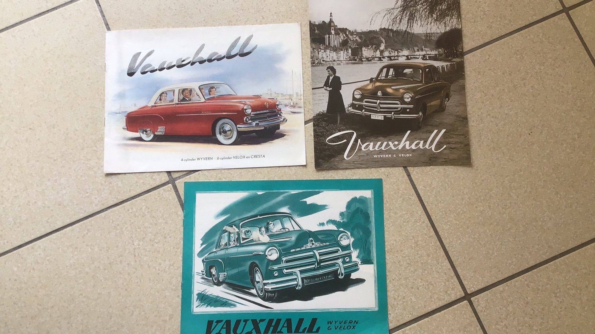 VAUXHALL FOLDERS VOOR 1960 VELOX,WYVERN, CRESTA VRIJZELDZAAM, Ophalen of Verzenden, Zo goed als nieuw, Overige merken