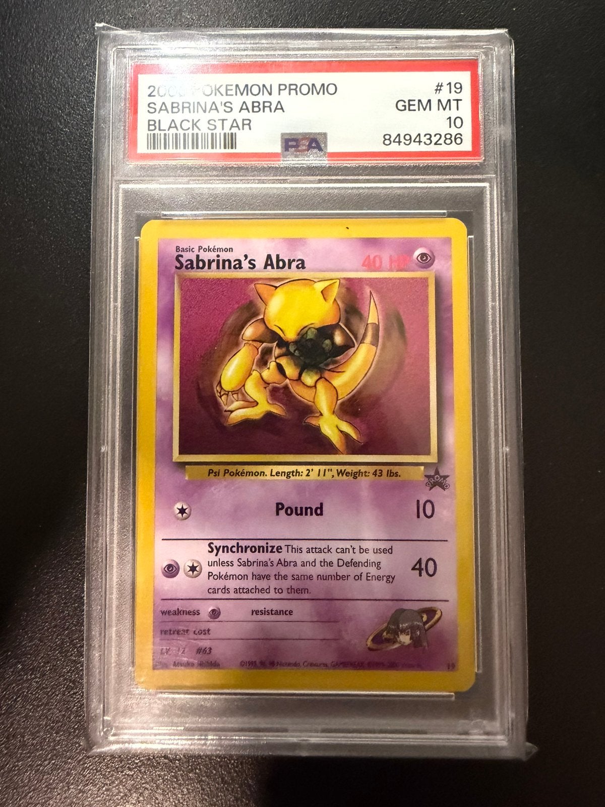 Sabrina’s Abra PSA 10, Ophalen of Verzenden, Zo goed als nieuw