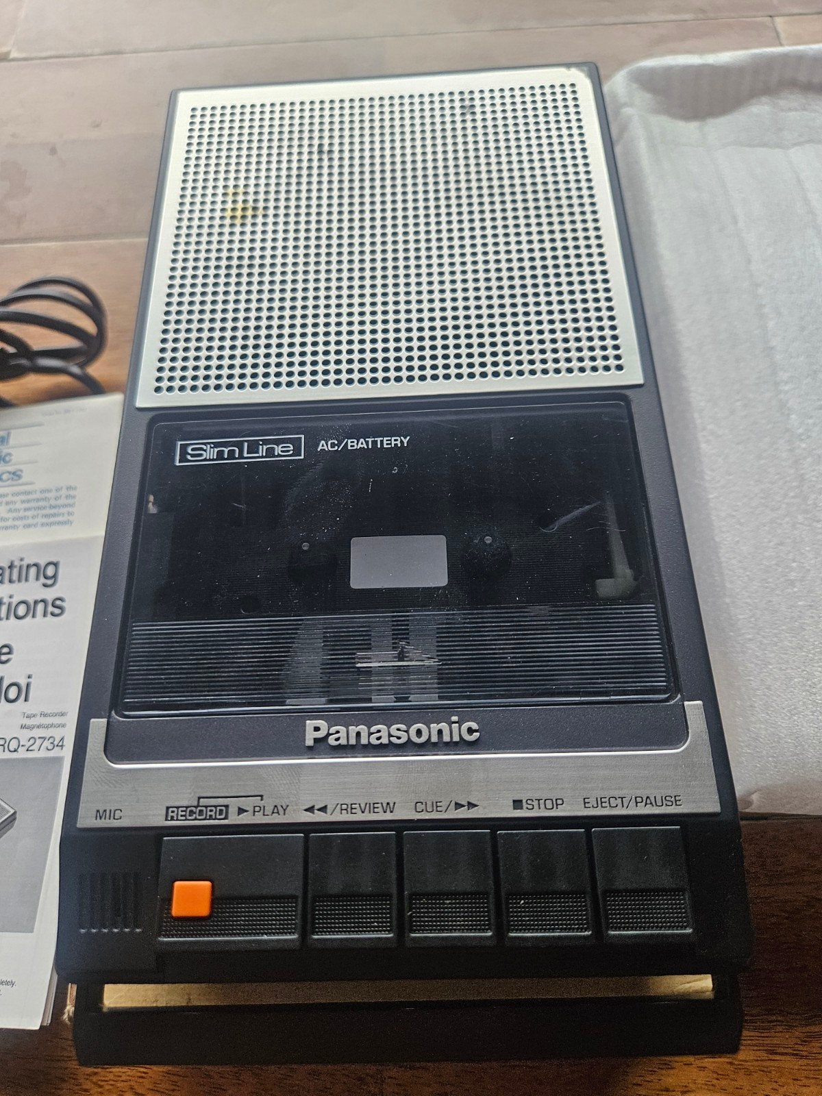 Vintage draagbare cassette recorder. Z.g.a.n, Ophalen, Overige merken