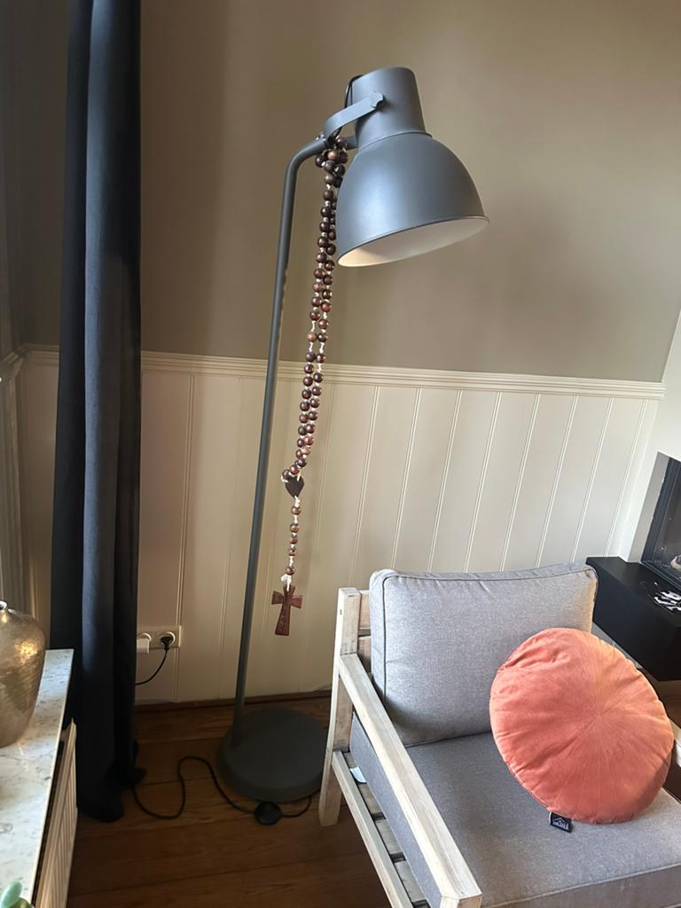 Ikea Hektar lamp(gtijs) staande lamp, Huis en Inrichting, Ophalen of Verzenden, Zo goed als nieuw, 150 tot 200 cm
