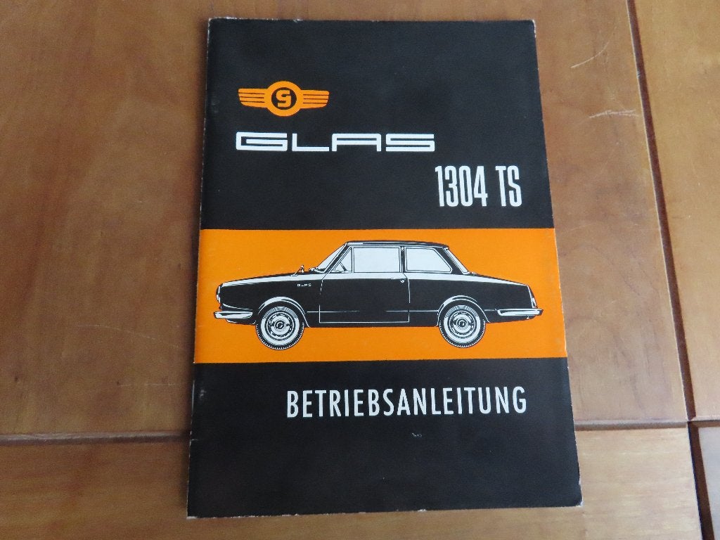 Instructieboek Glas 1304 TS 1966, Duitse tekst, zeer mooi!, Ophalen of Verzenden