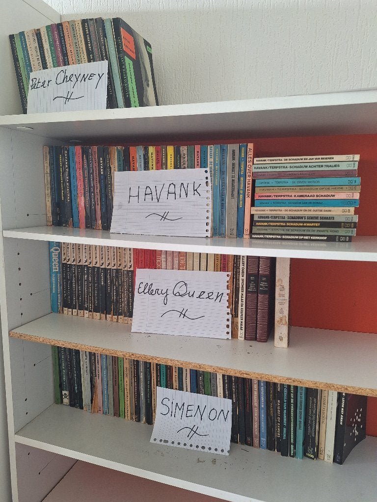 Detectivepockets, Boeken, Ophalen, Gelezen, Diverse auteurs