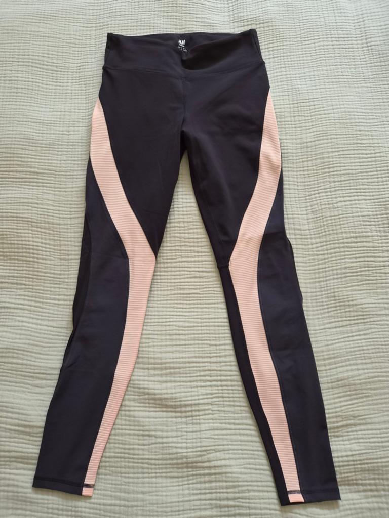 H&M Sport Legging Maat M - Goede Staat, Kleding | Dames, Sportkleding, Maat 38/40 (M), H&M, Zwart, Ophalen of Verzenden