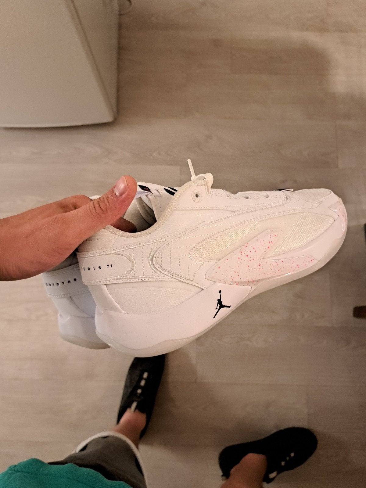 Jordan Stay Loyal 3 Sneakers - Wit met roze details, Ophalen, Wit, Nieuw, Sneakers of Gympen