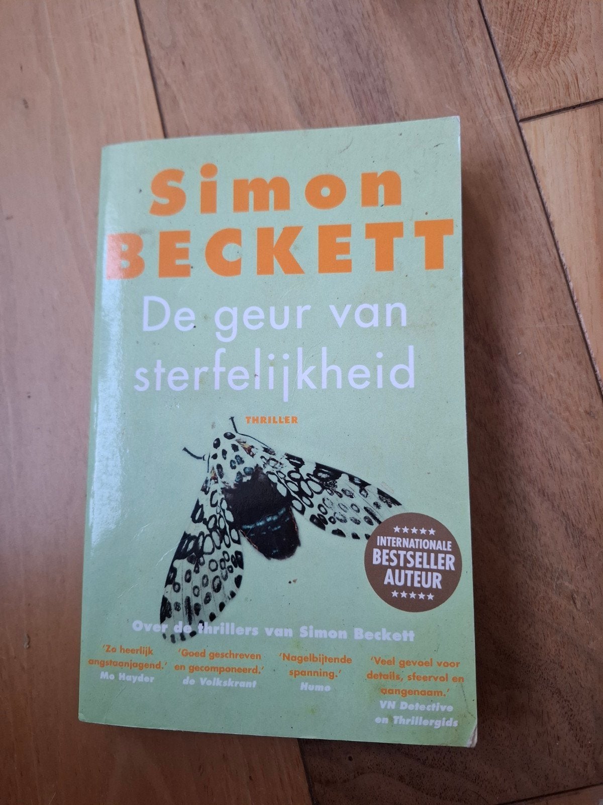 De geur van sterfelijkheid - Simon Beckett (Thriller), Ophalen of Verzenden, Gelezen, Simon Beckett