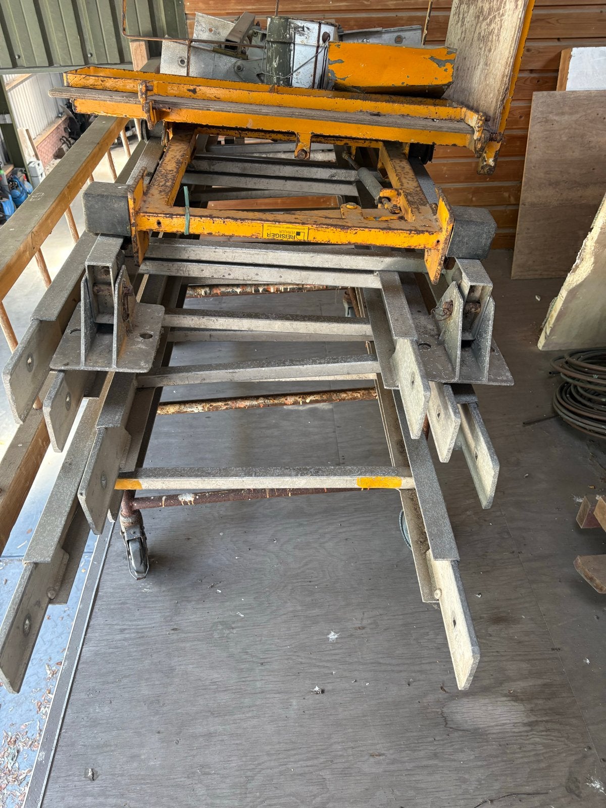 Gebruikte Pannenlift 11 meter incl knik, Doe-het-zelf en Verbouw, Ophalen, Gebruikt, Overige typen, 5 meter of hoger