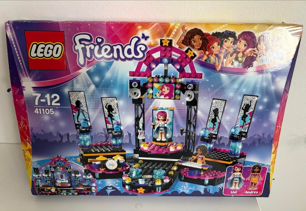 Lego Friends Popsterren Showpodium 41105, Ophalen, Gebruikt, Lego, Friends