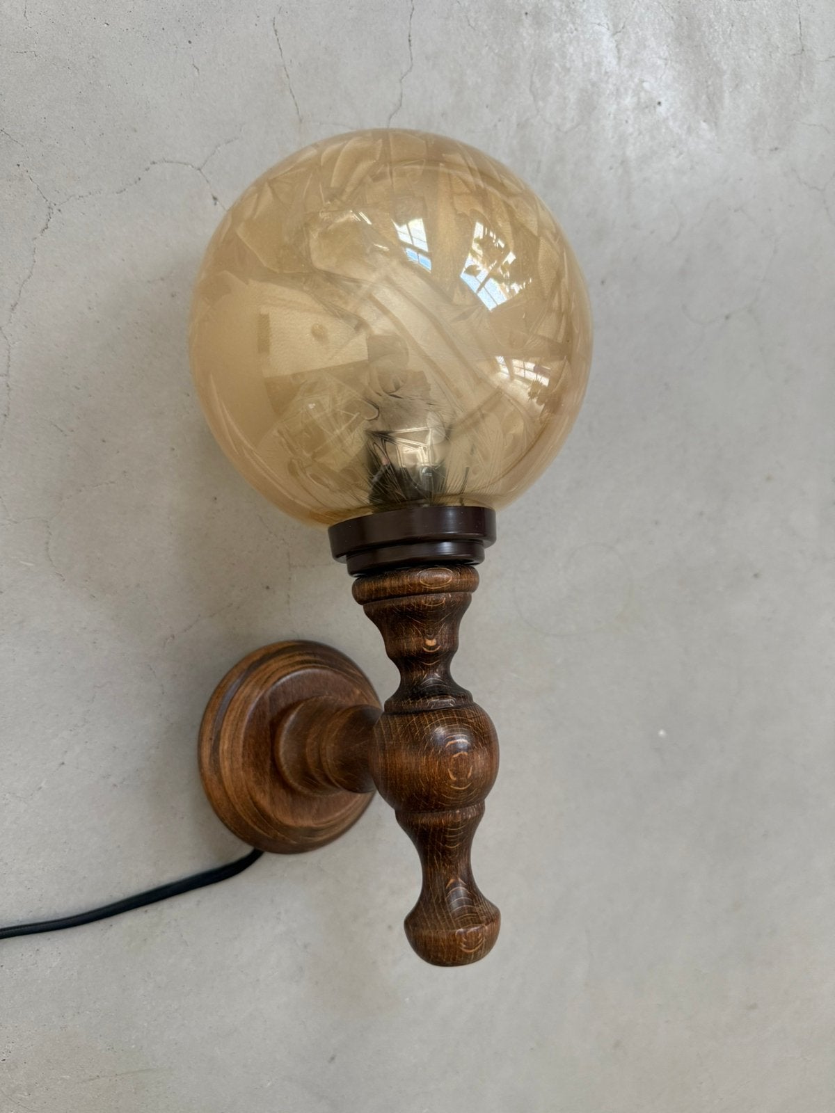Mooi vintage lampje, Ophalen of Verzenden, Gebruikt, Glas
