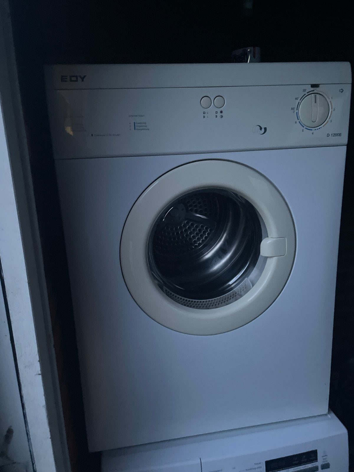 EDY D 1200E Wasdroger - Gebruikt, Ophalen, 6 tot 8 kg, Gebruikt, Voorlader