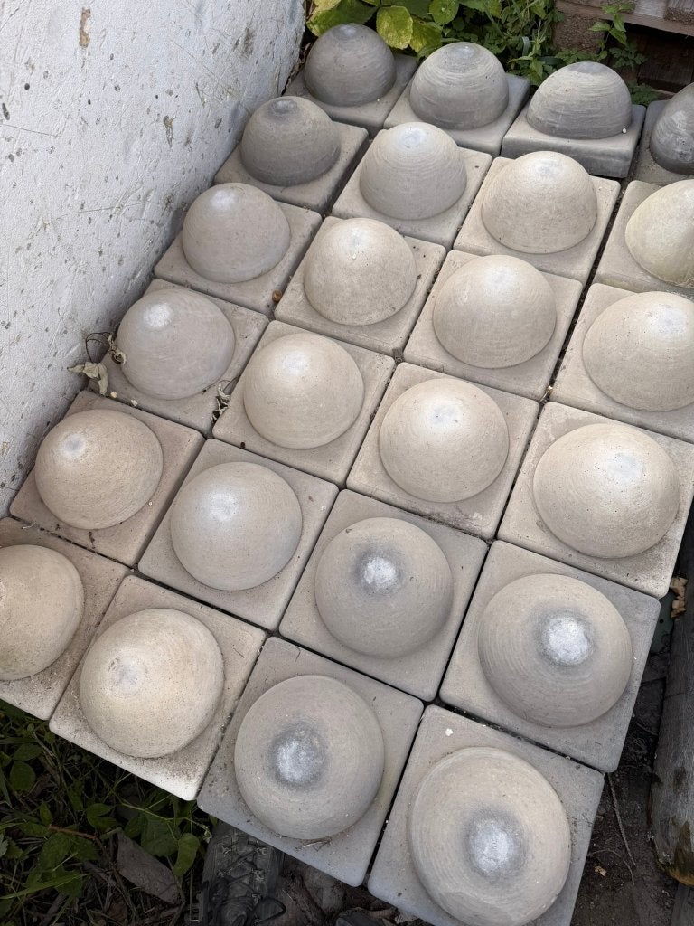 60x Mini Beton Sierbolletje op tegel, Doe-het-zelf en Verbouw, Ophalen, Zo goed als nieuw, Overige materialen, 100 mm of meer