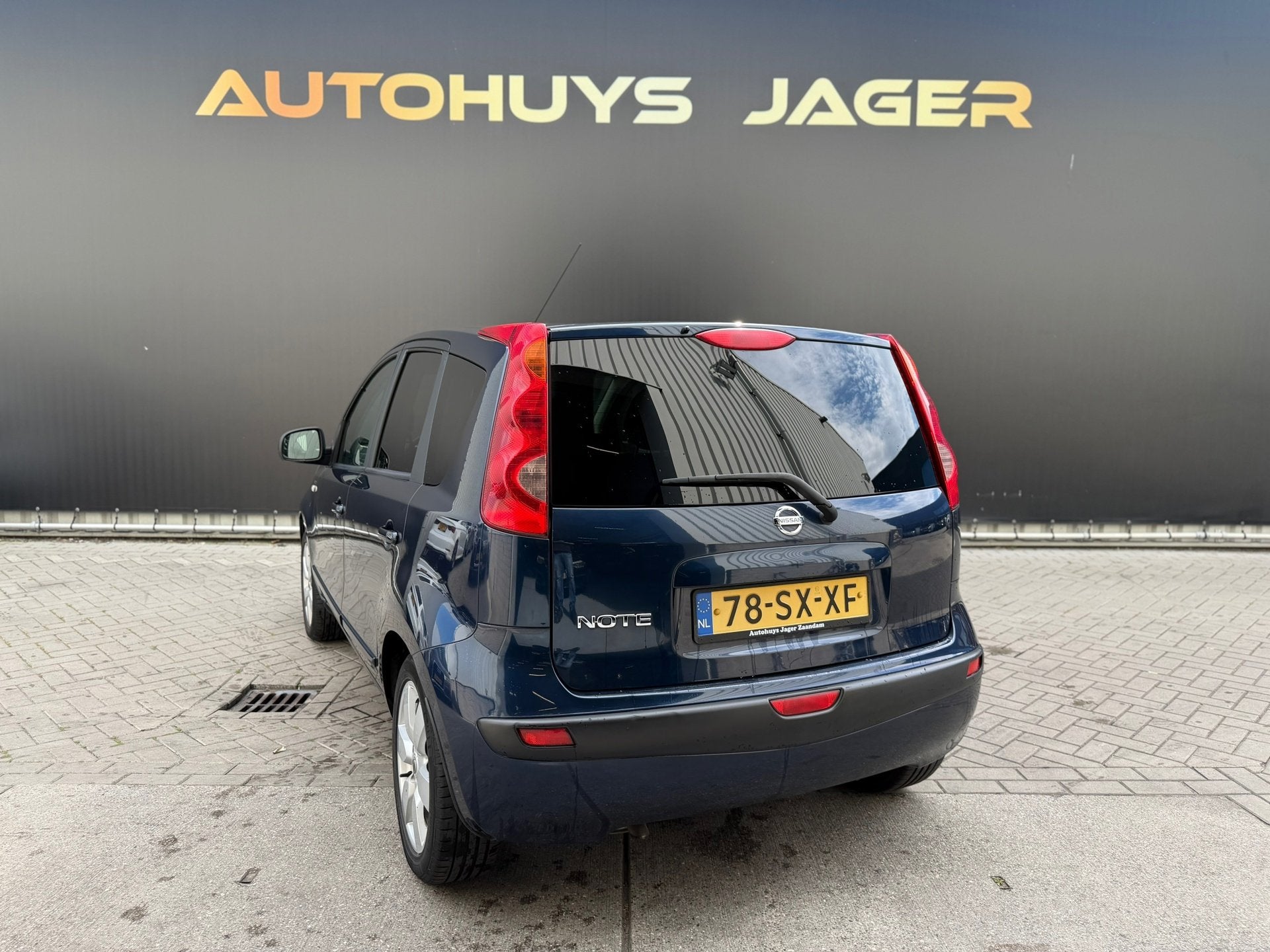 Nissan Note 1.6 Acenta Automaat, Stof, Gebruikt, 4 cilinders, Blauw