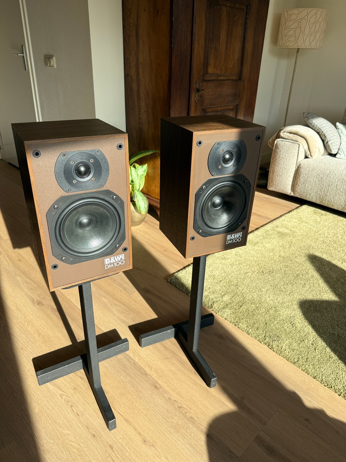 Bowers & Wilkins DM100 incl. bijbehorende standaards., Audio, Tv en Foto, Ophalen, Zo goed als nieuw, 60 tot 120 watt, Bowers & Wilkins (B&W)