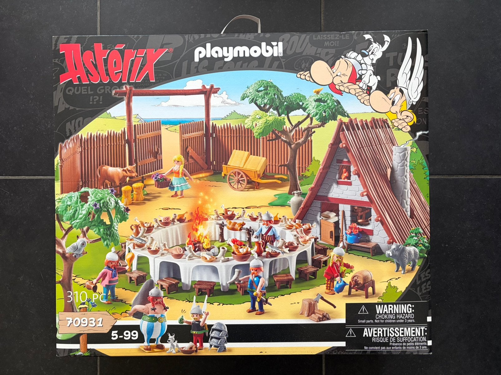 Nieuw en ongeopend Playmobil 70931 Asterix dorpsfeest, Ophalen, Complete set, Overige typen, Nieuw