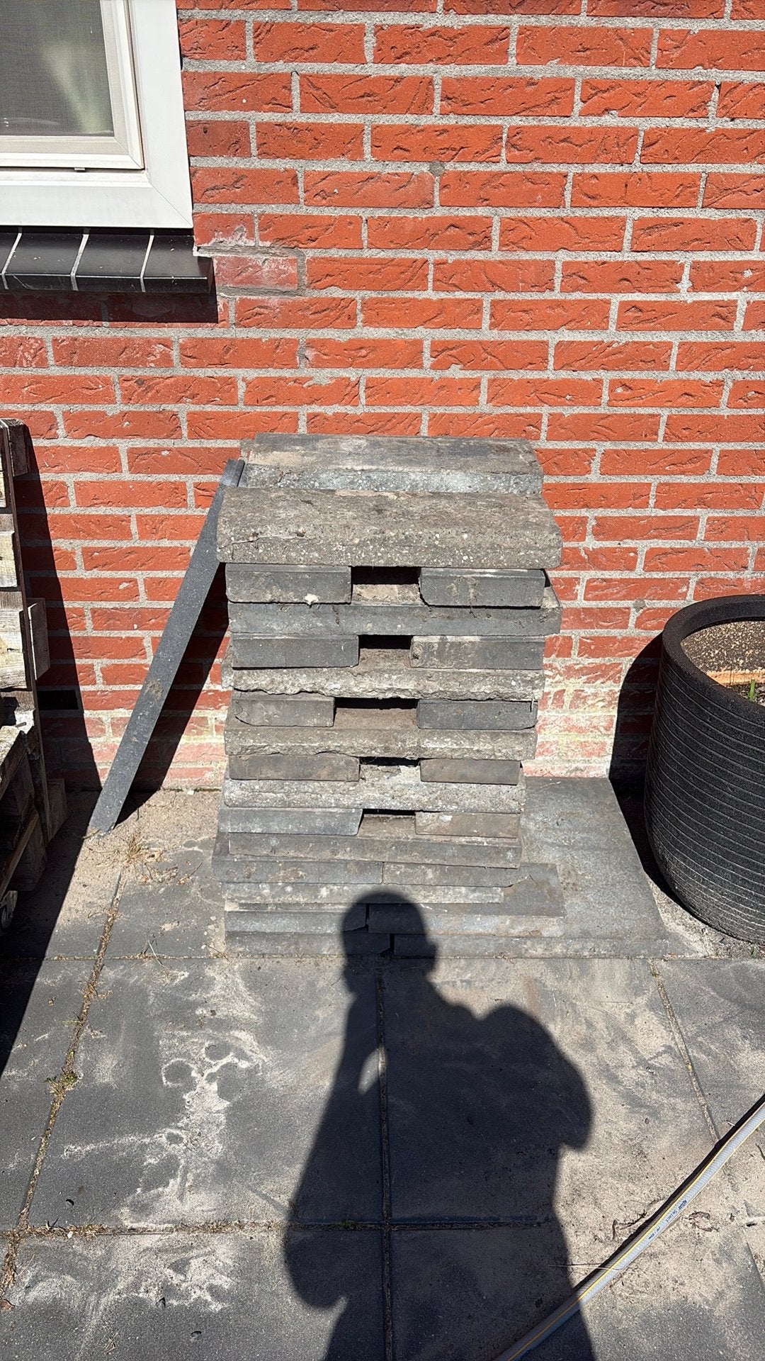 Gratis af te halen!, Ophalen, Zo goed als nieuw, Beton, Terrastegels