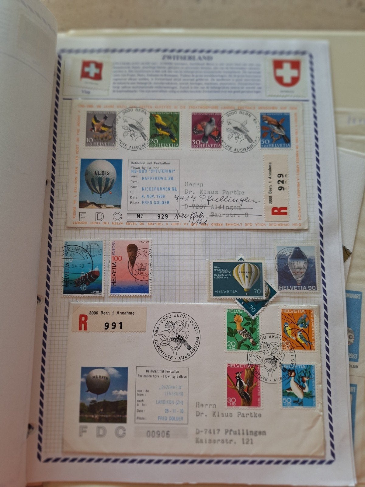18.Uitgebreide collectie postzegels en enveloppen - Ballonne, Ophalen of Verzenden