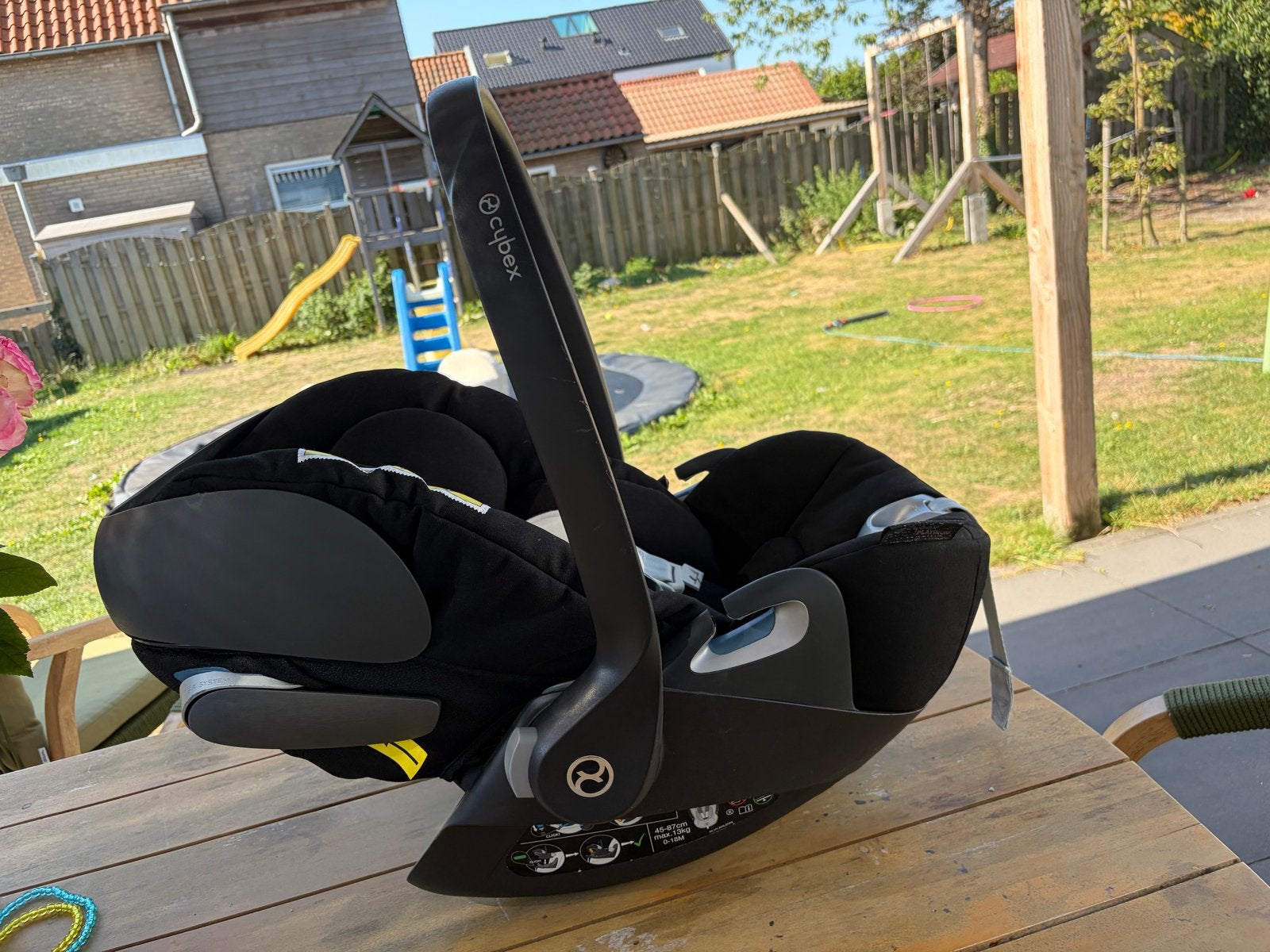 Cybex Cloud Z autostoel met newborn set, Gebruikt, Slaapstand, Isofix, 0 t/m 13 kg