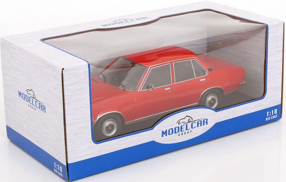 MCG 1:18 Opel Rekord D rood 1972, Hobby en Vrije tijd, Modelauto's | 1:18, Overige merken, MCG, -, Nieuw