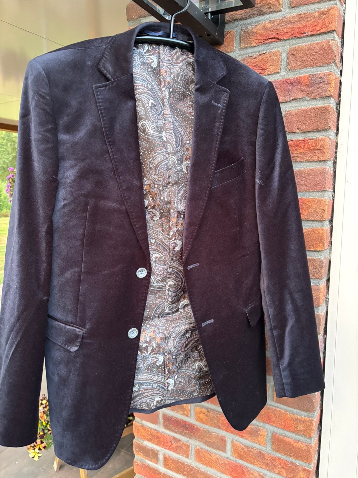 Colbert heren, Kleding | Heren, Ophalen of Verzenden, Zo goed als nieuw, Maat 48/50 (M), Zwart